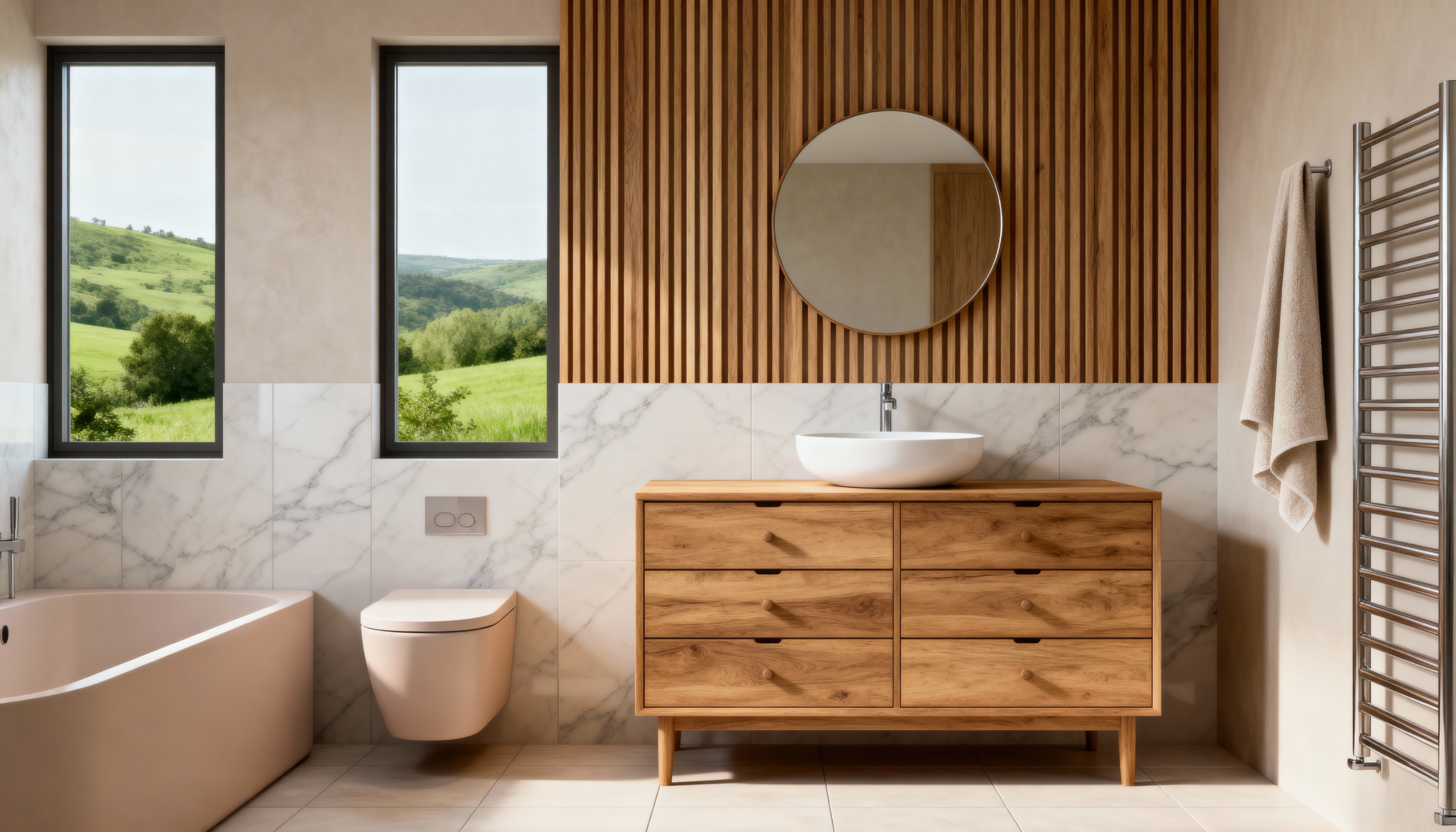 ארונות אמבטיה עומדים